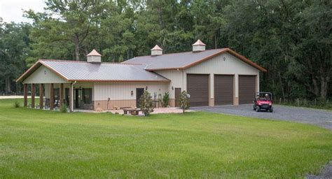 metal buildings with attached homes